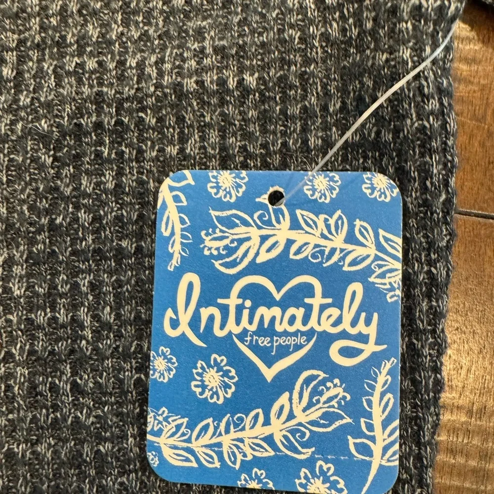 NWT~Intimately by Free People Heather black bodysuit~Size Small - Picture 4 of 5